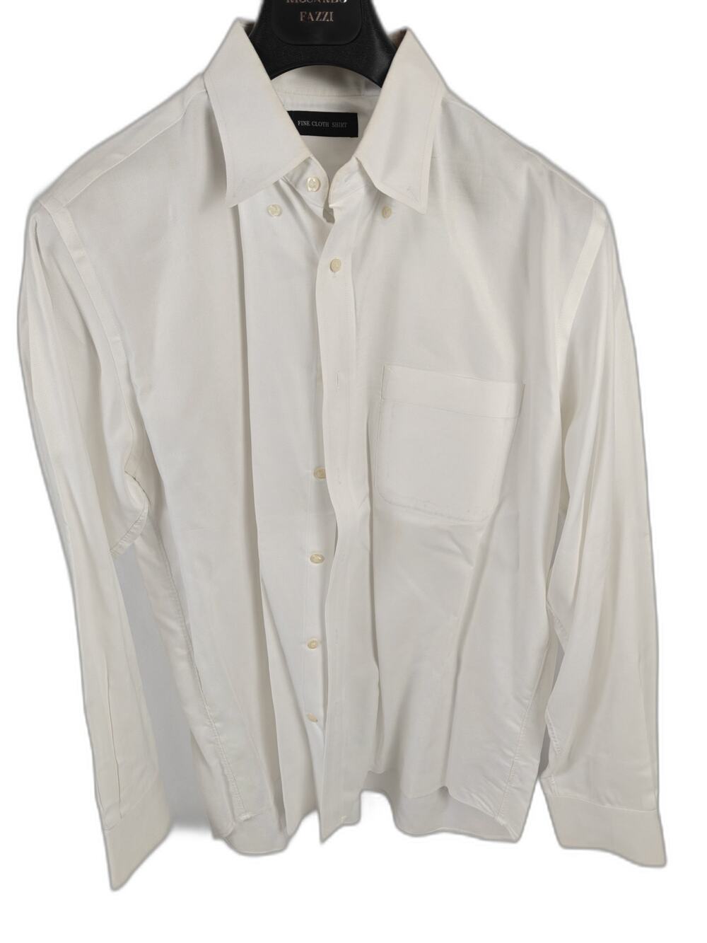 Men’s UNIQLO Fine Cloth Dress Shirt White Oxford Button Down XL